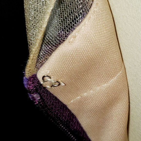 Gorgeous Purple Sequin, Floor-length, Designer Gown - Picture 5 of 9